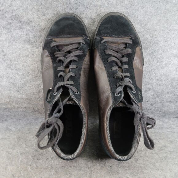 Teva Shoes Mens 11.5 Sneakers Lifestyle Athletic Lace Up Leather Roller Bike Low - Picture 6 of 14